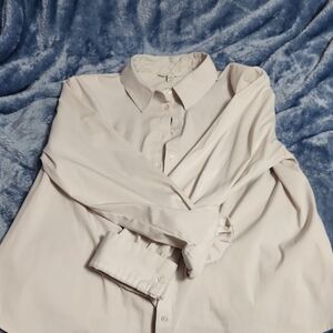 Cream Button-Up Shirt